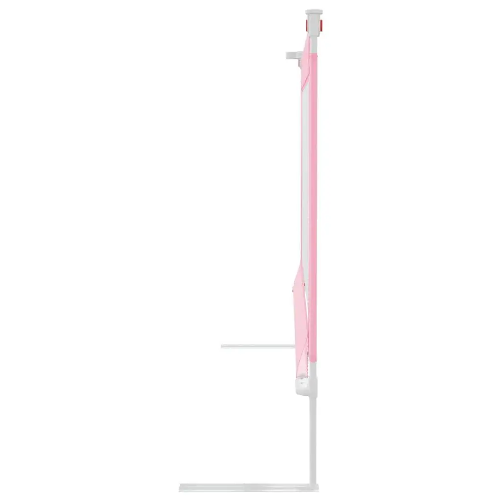 Toddler Bed Rail Safety Guard 200x25 cm Pink Fabric Protection