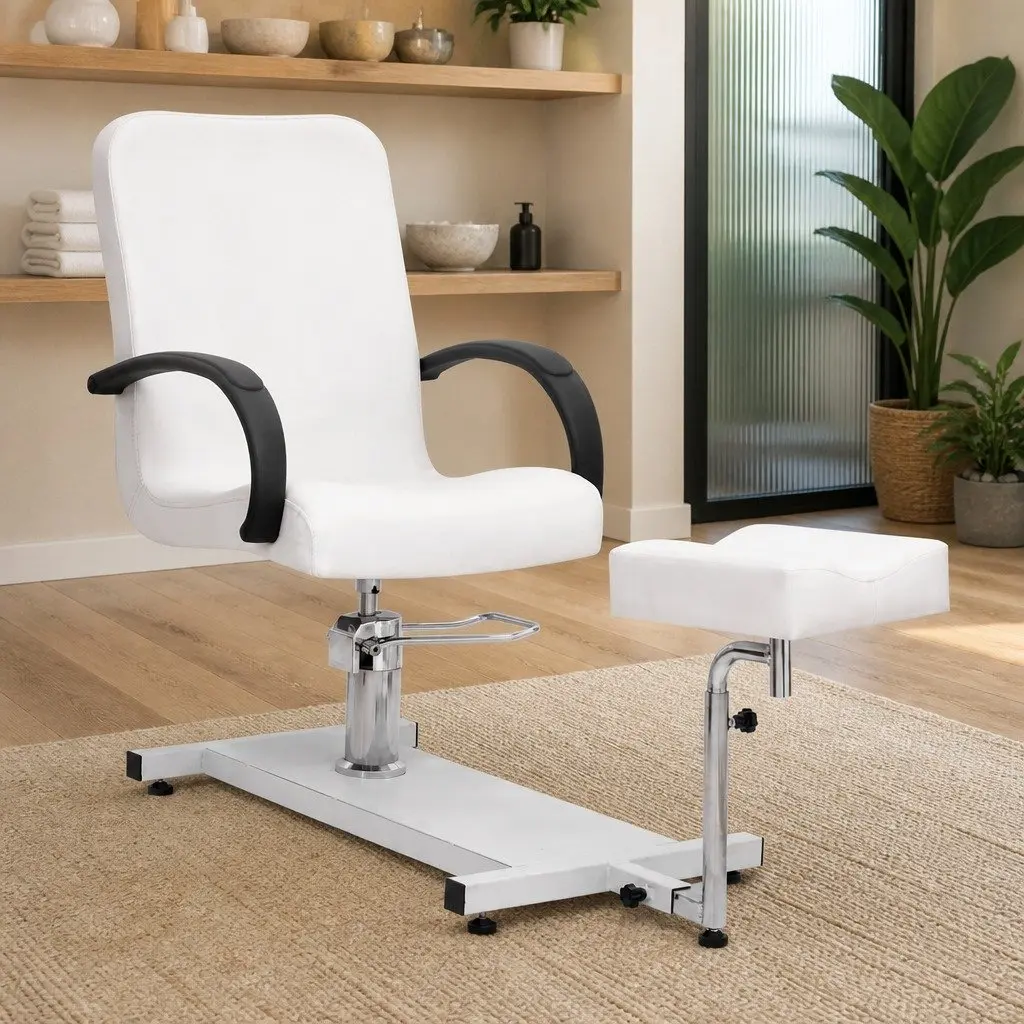 Massage Chair Professional Relaxation 360 Degree Rotating White