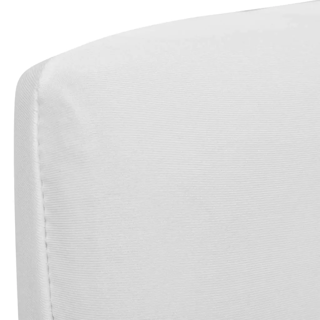 Slipcover Chair Cover Stretch Fabric White 4 Piece Set