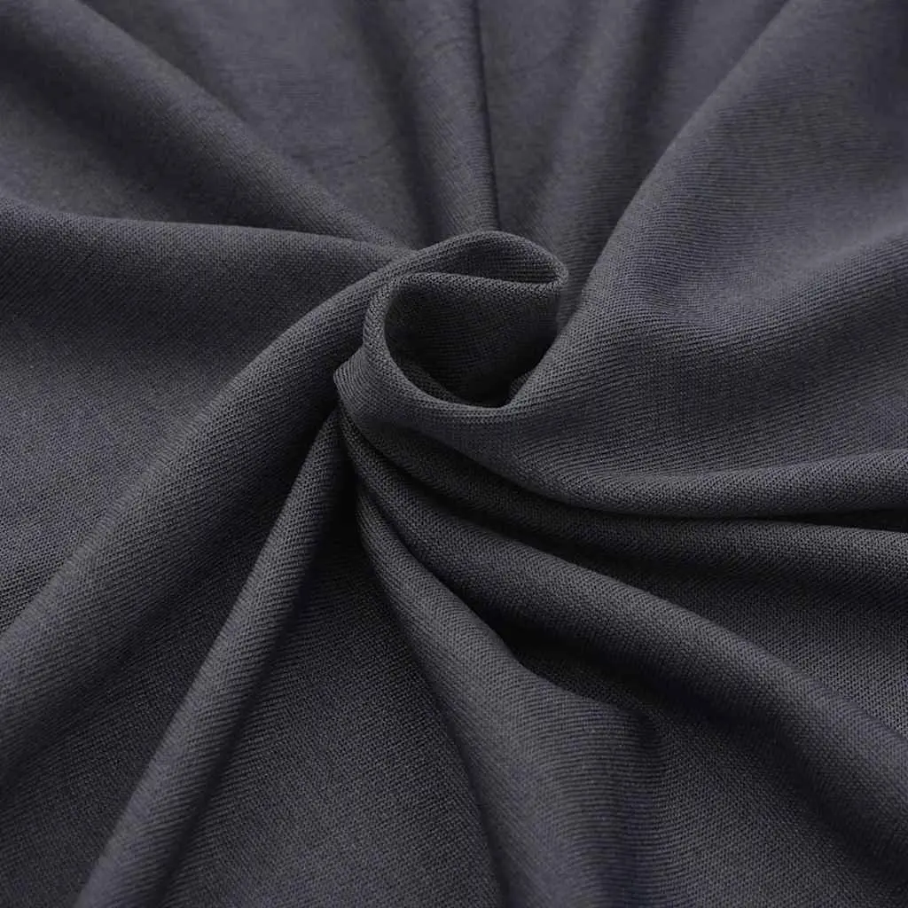 Stretch Table Slipcovers 2 pcs 183x76x74 cm Anthracite Rectangular