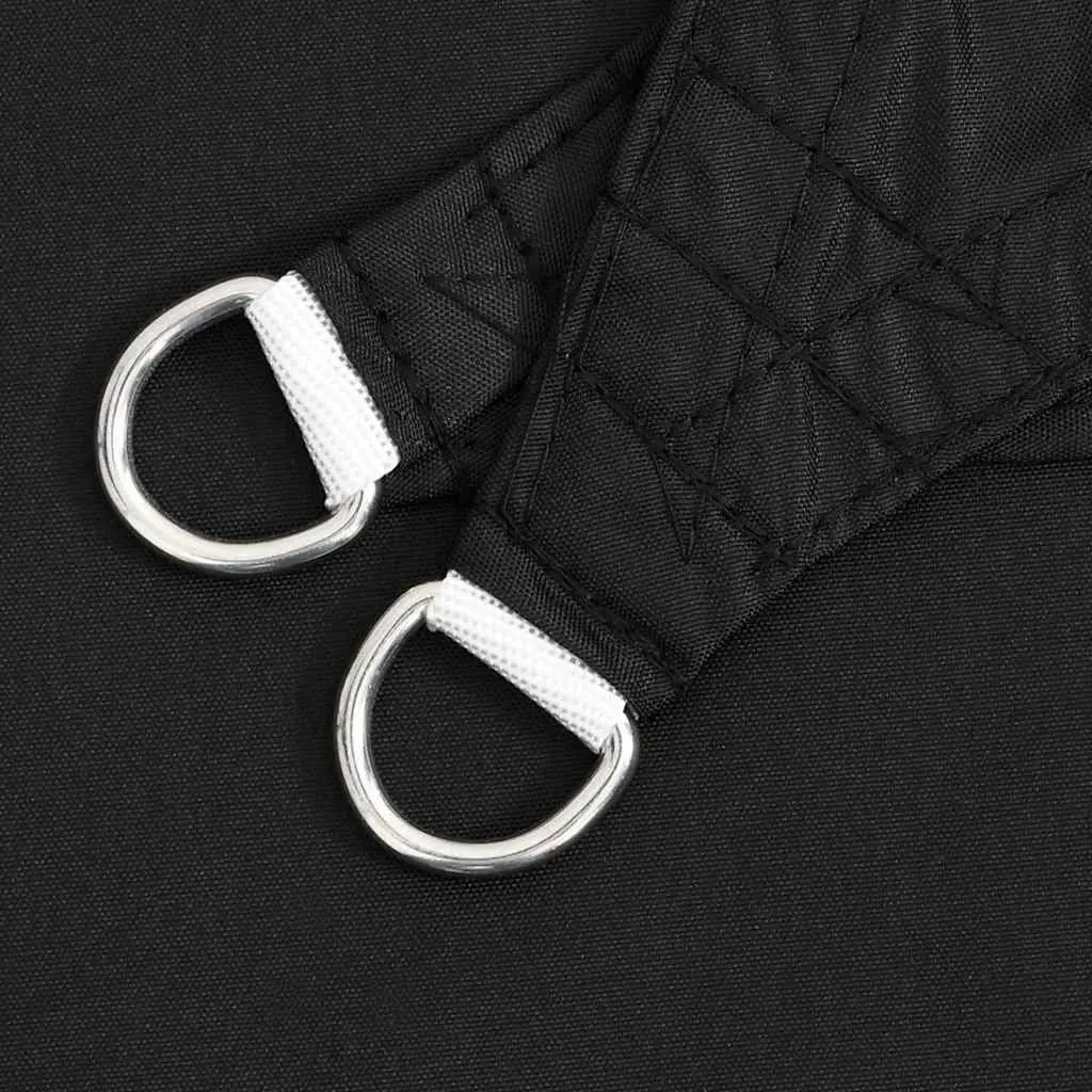 Rectangular Sunshade Sail Oxford Fabric 2x2.5m Black Garden Outdoor Patio Shade