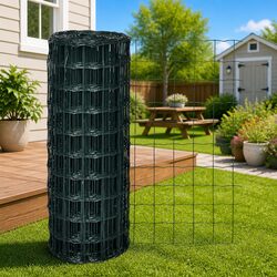 Euro Fence Panel Steel Wire Garden Fencing Barrier Poultry Protection 25 x 1.0