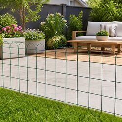 Garden Border Fence Iron Wire Edging 25m Outdoor Yard Lawn Protection Barrier