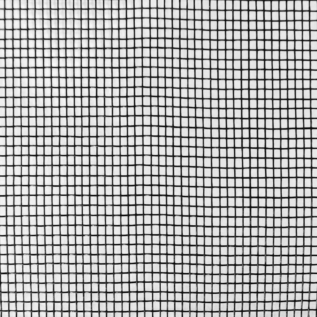 Fiberglass Mesh Screen Insect Door Window Repair 100x1000 cm Black