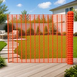 Orange Safety Fence 50m Temporary Fencing Construction Barrier Outdoor Event