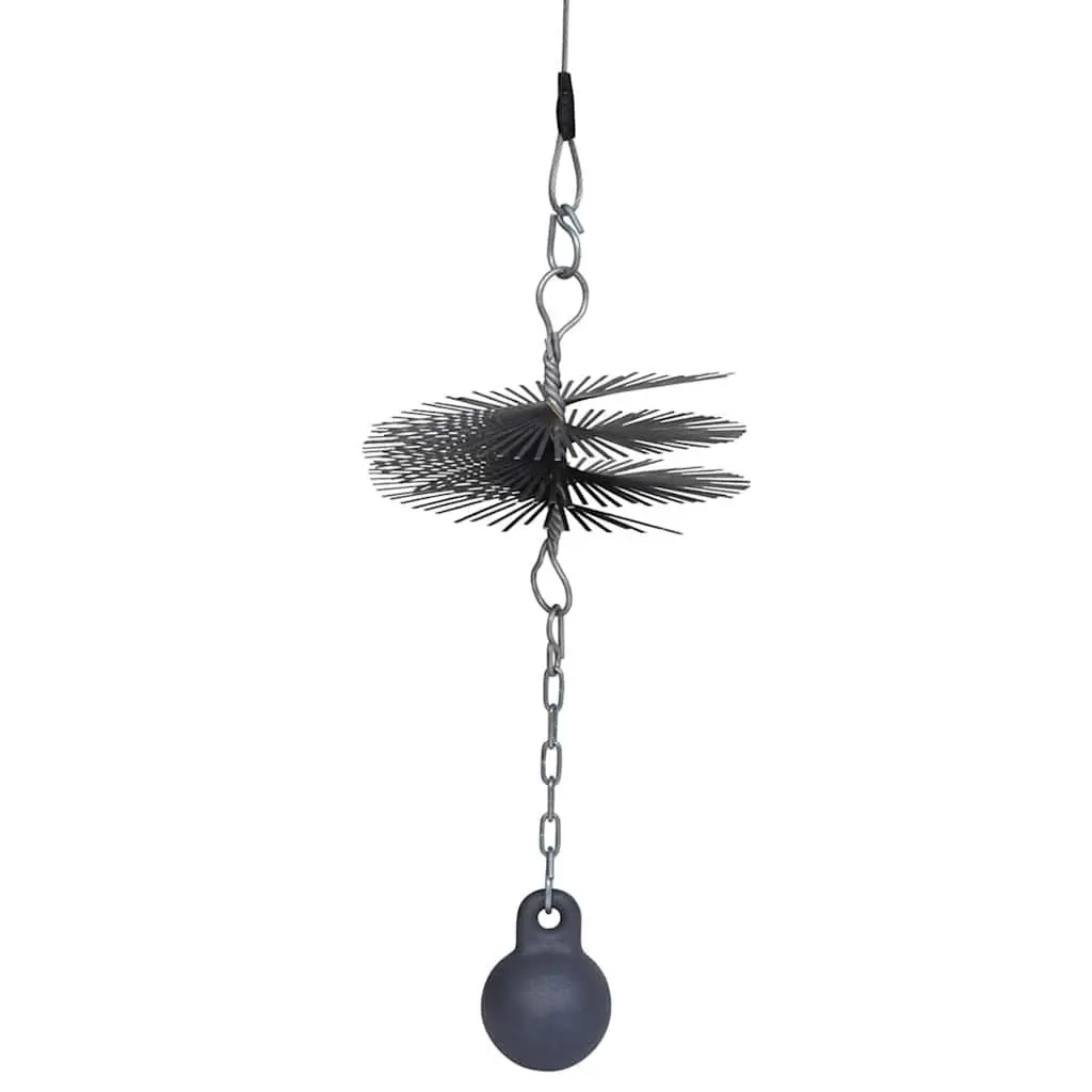 Chimney Cleaning Brush Durable 20cm Diameter Tool with Eyelets for Thread Attachment