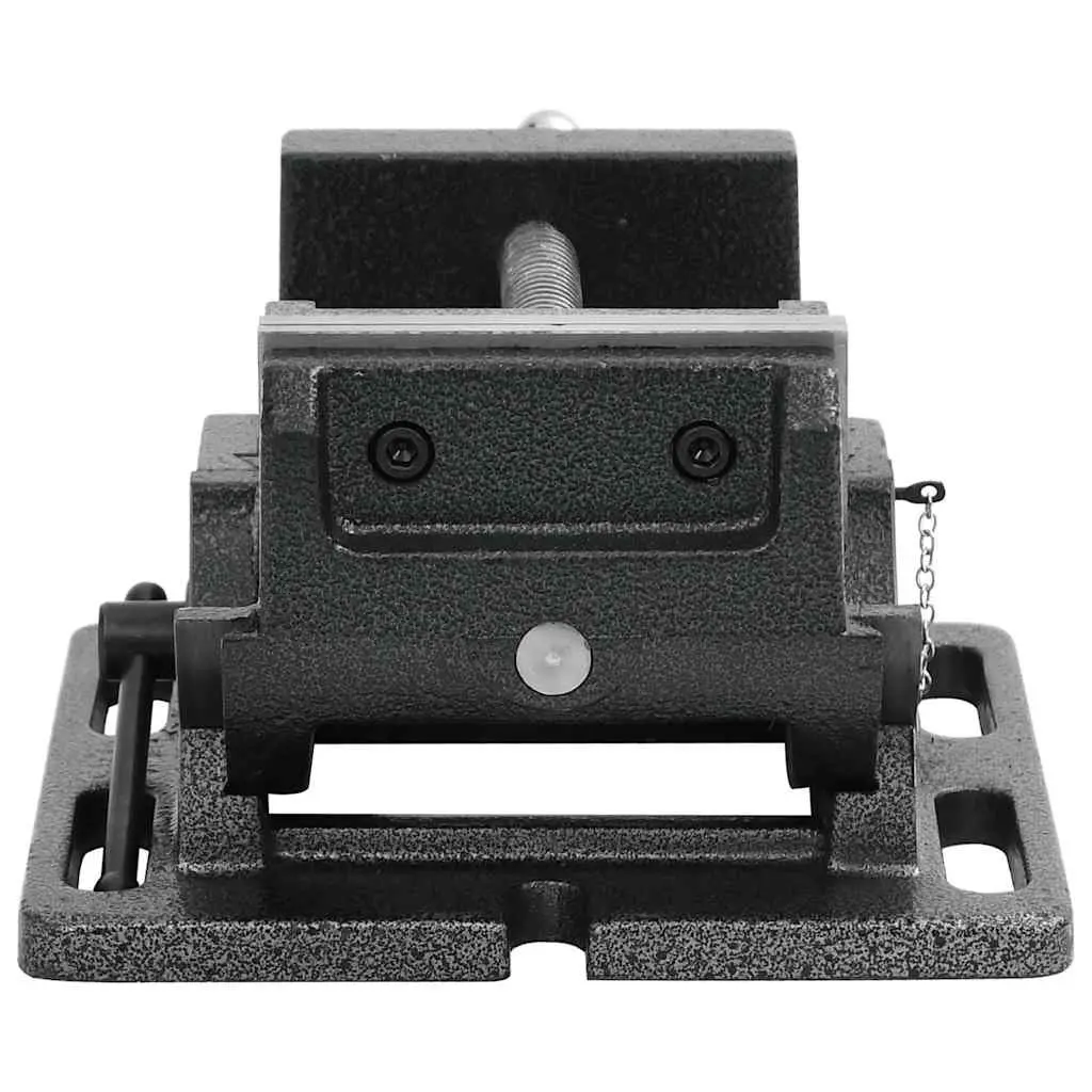 Manually Operated Tilting Drill Press Vice 110mm Workbench Clamp Tool