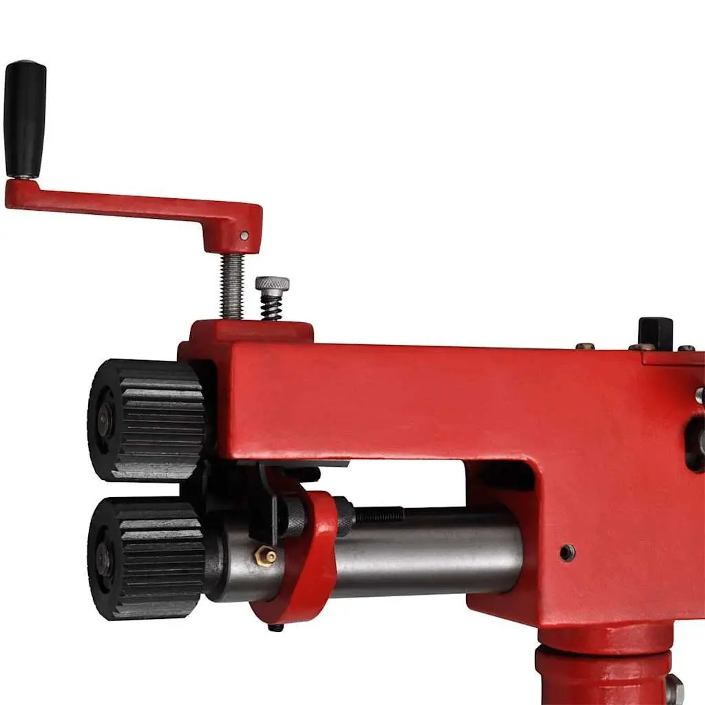 Manual Tube Beading Machine Cast Iron Portable Tool for Workshop Garage
