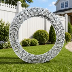 Concertina Razor Wire Galvanised Steel 150m Coil Garden Fence Security Barbed