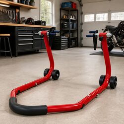 Motorcycle Front Stand Adjustable Sport Dirt Bike Lifting Tool Steel Maintenance