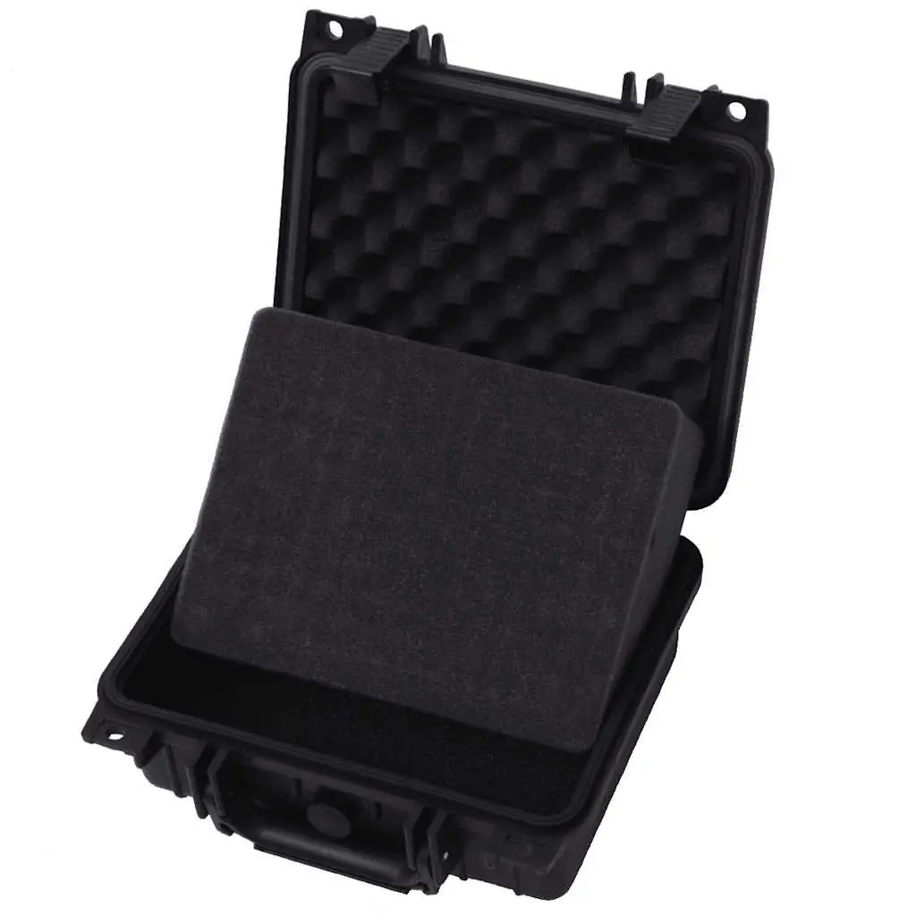 Camera Equipment Case Hard Protective Shell 27x24.6x12.4 cm Black Polypropylene ABS