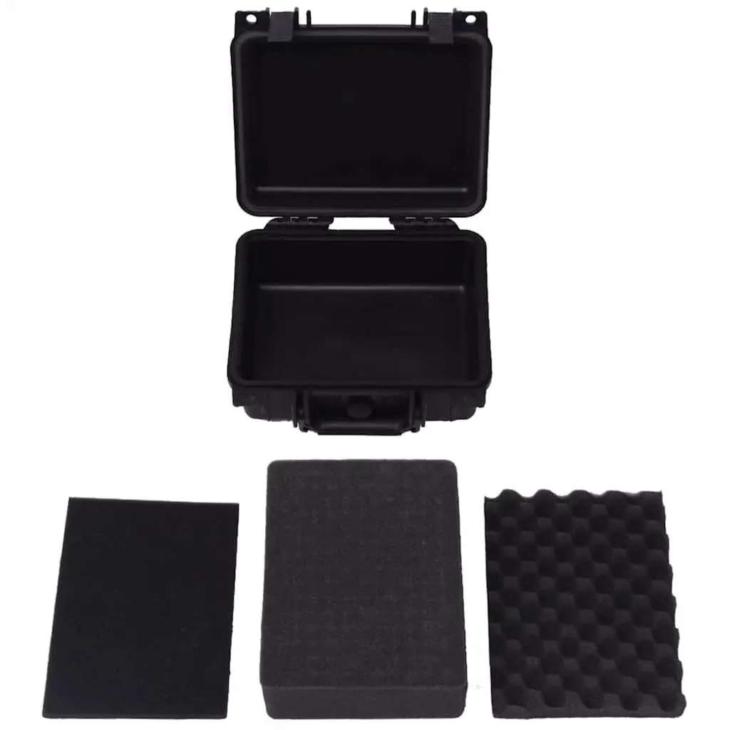 Camera Equipment Case Hard Protective Shell 27x24.6x12.4 cm Black Polypropylene ABS