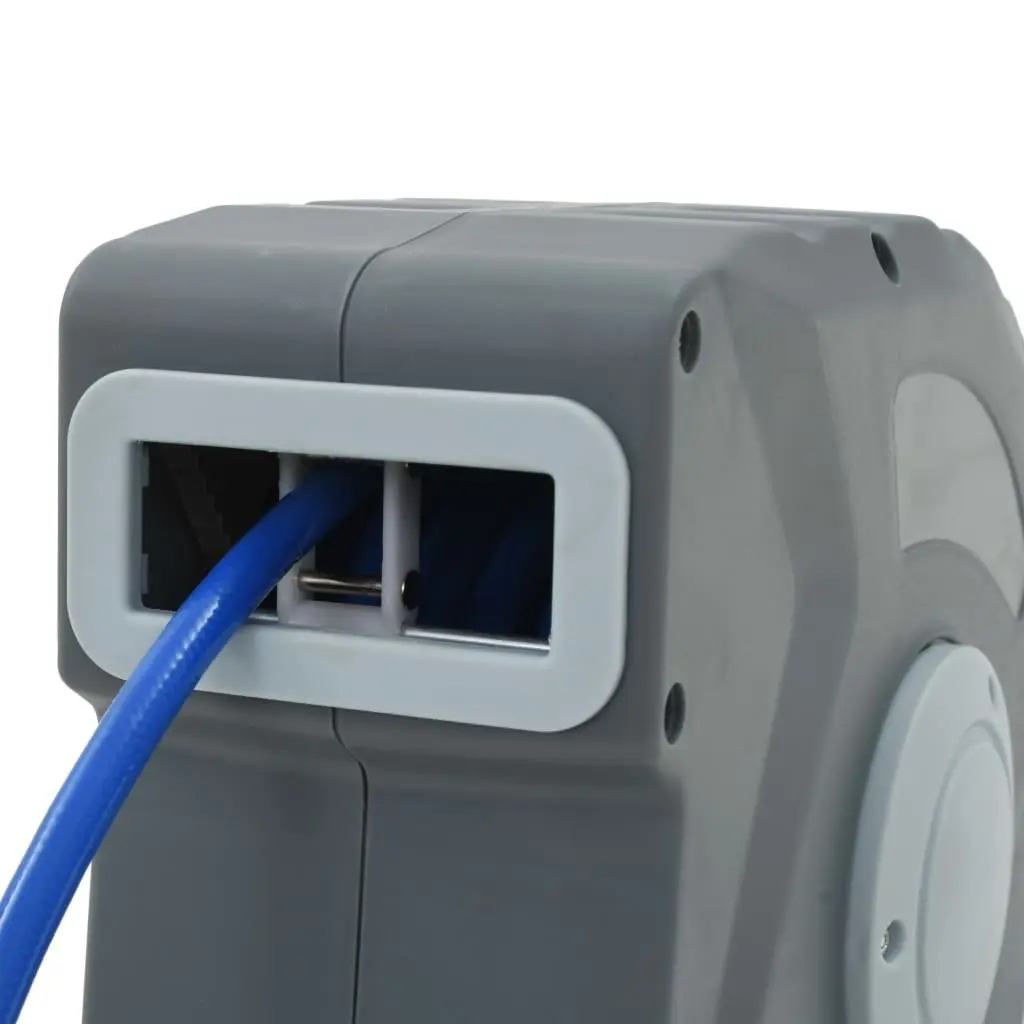 Automatic Retractable Air Hose Reel 3/8" 12M Grey