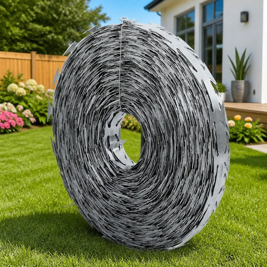 Razor Concertina Wire Galvanised Steel 500m Garden Fence Security Barbed