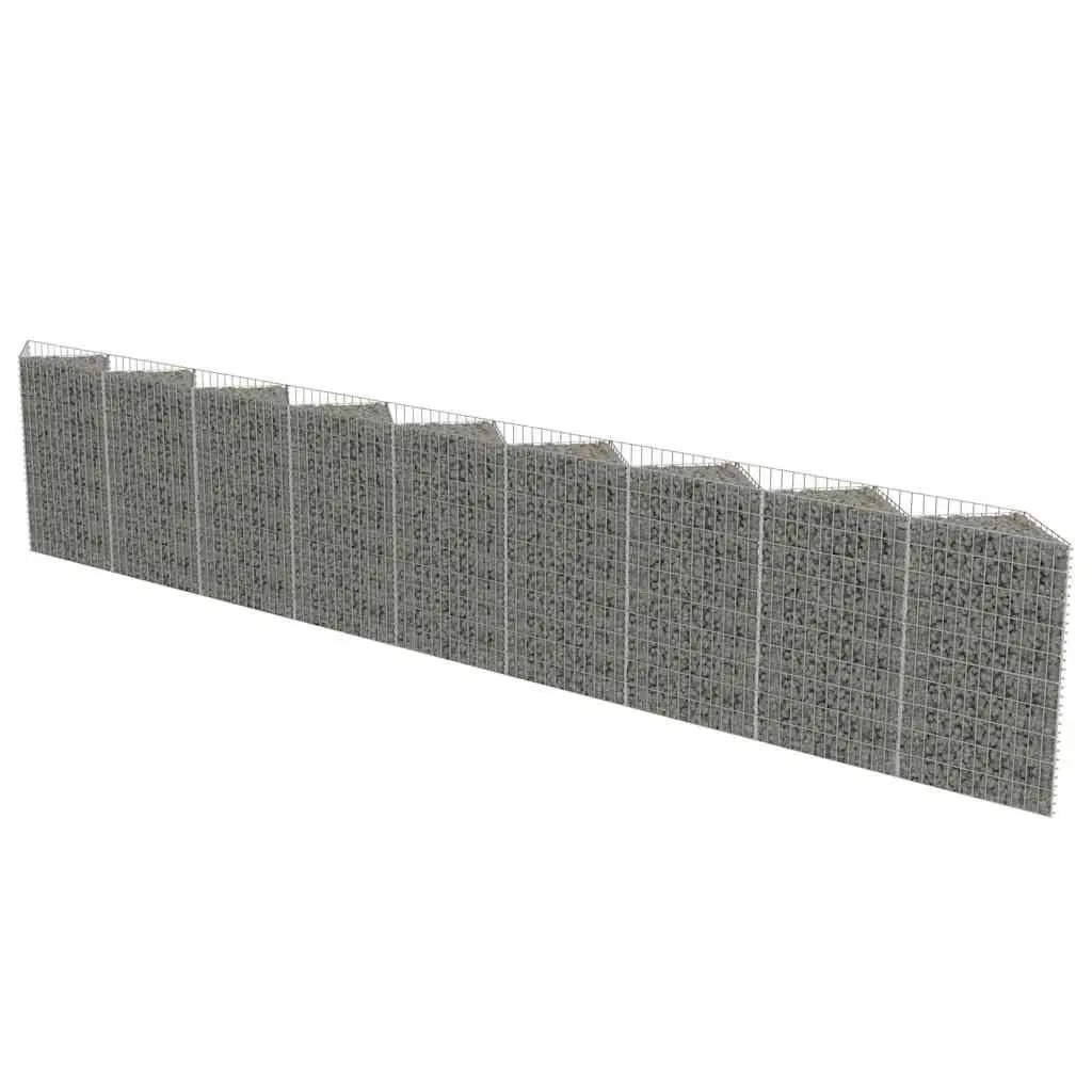 Gabion Wall Panel Galvanised Steel Retaining Barrier Garden Planter Outdoor