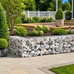 Gabion Wall Panel Galvanised Steel Retaining Barrier Landscape Design