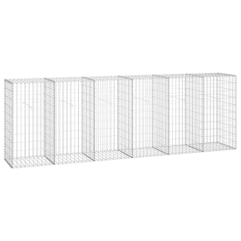 Gabion Wall Fence Panel Galvanised Steel Retaining Barrier with Top Bottom