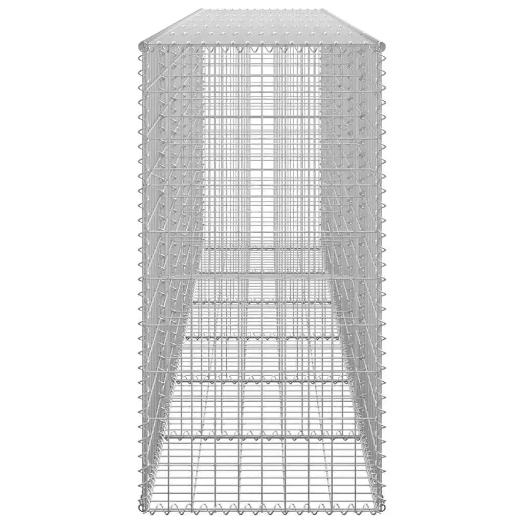 Gabion Wall Fence Panel Galvanised Steel Retaining Barrier with Top Bottom