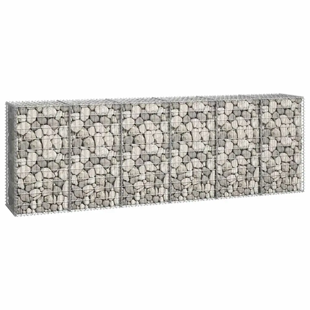 Gabion Wall Fence Panel Galvanised Steel Retaining Barrier with Top Bottom