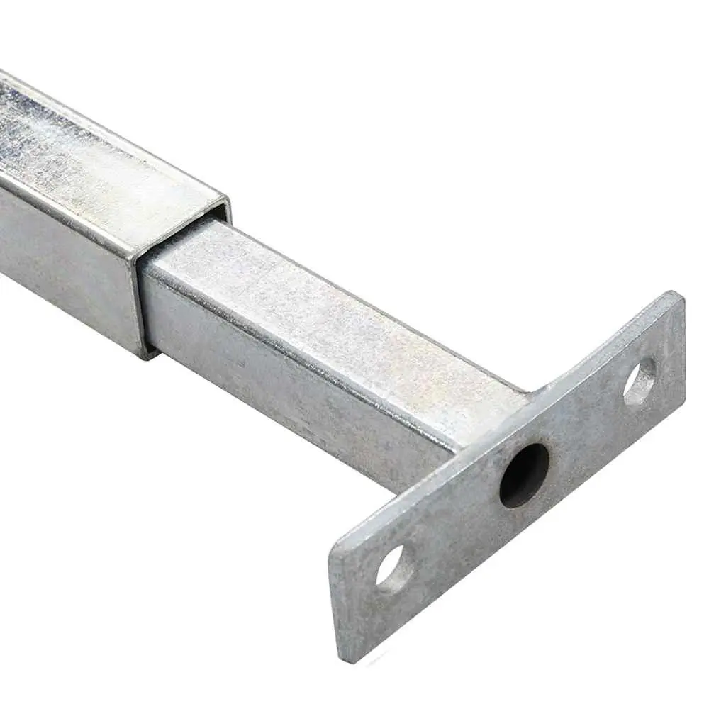 Adjustable Security Window Bars Set 3 Piece 710-1200 mm Silver Galvanized Steel