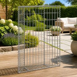 Trapezium Gabion Raised Bed Garden Planter Outdoor Flower Box Border
