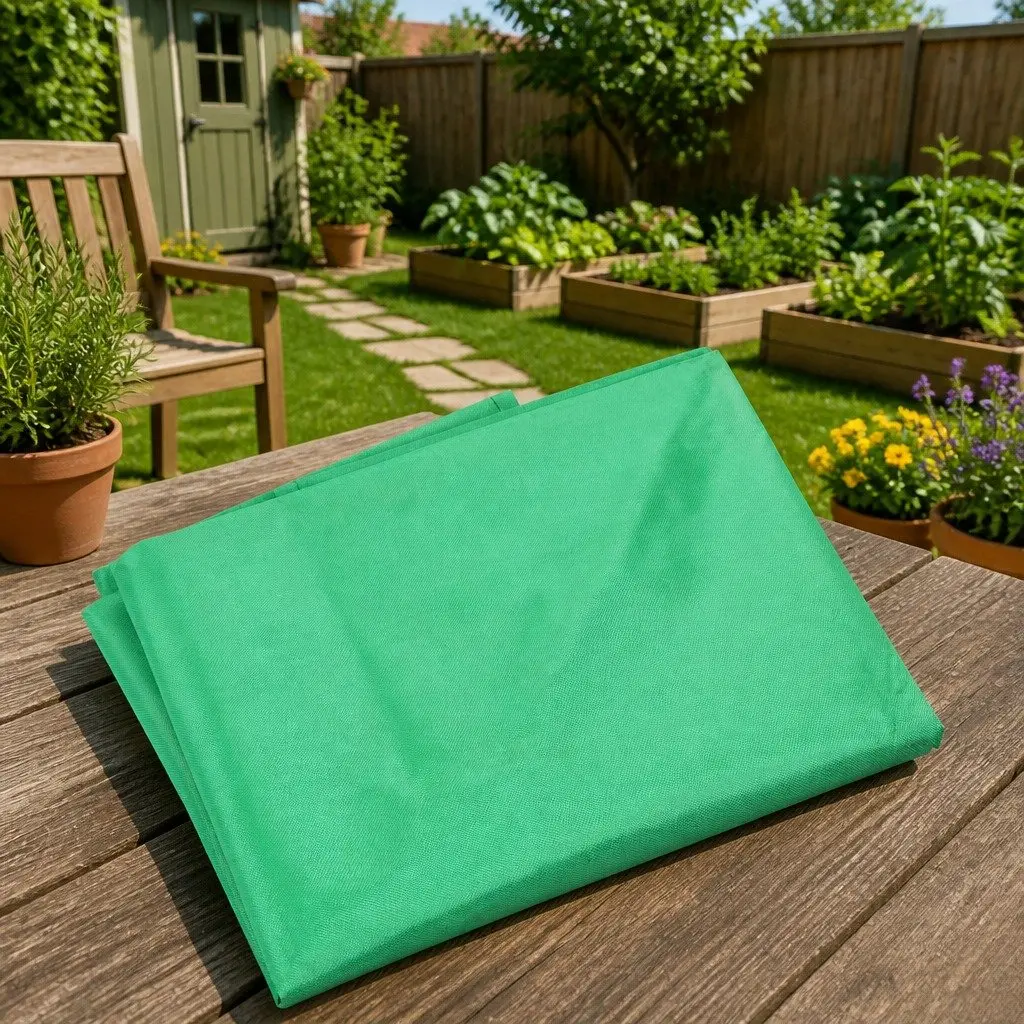 Garden Cart Liner Heavy Duty Weather Resistant Fabric Green