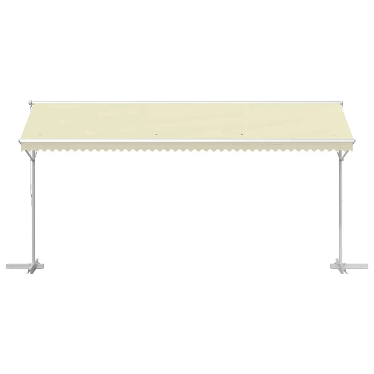 Free Standing Awning 500x300 cm Garden Patio Outdoor Sunshade Canopy Cream