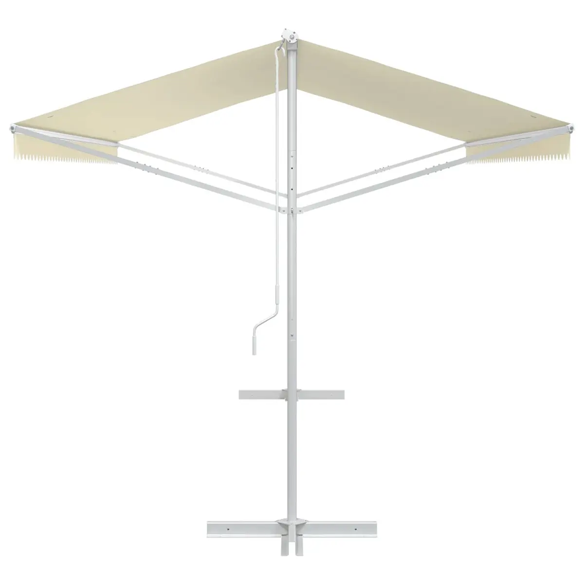 Free Standing Awning 500x300 cm Garden Patio Outdoor Sunshade Canopy Cream