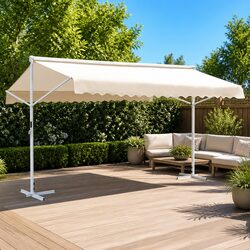 Free Standing Awning 600x300 cm Outdoor Garden Patio Sunshade Weather-Resistant