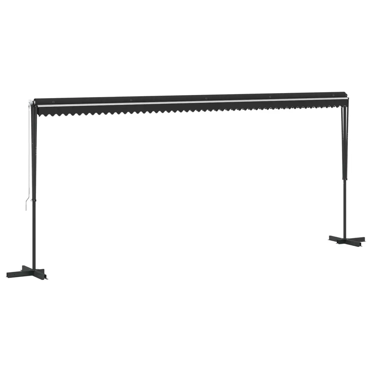Free Standing Awning 600x300 cm Anthracite Garden Patio Sunshade Outdoor