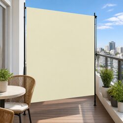Outdoor Roller Blind 200x270cm Cream Hand Crank Patio Balcony Pergola Shade