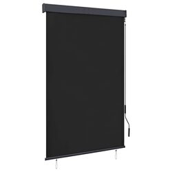 Outdoor Roller Blind 120x250cm Anthracite Patio Garden Balcony Terrace Shade