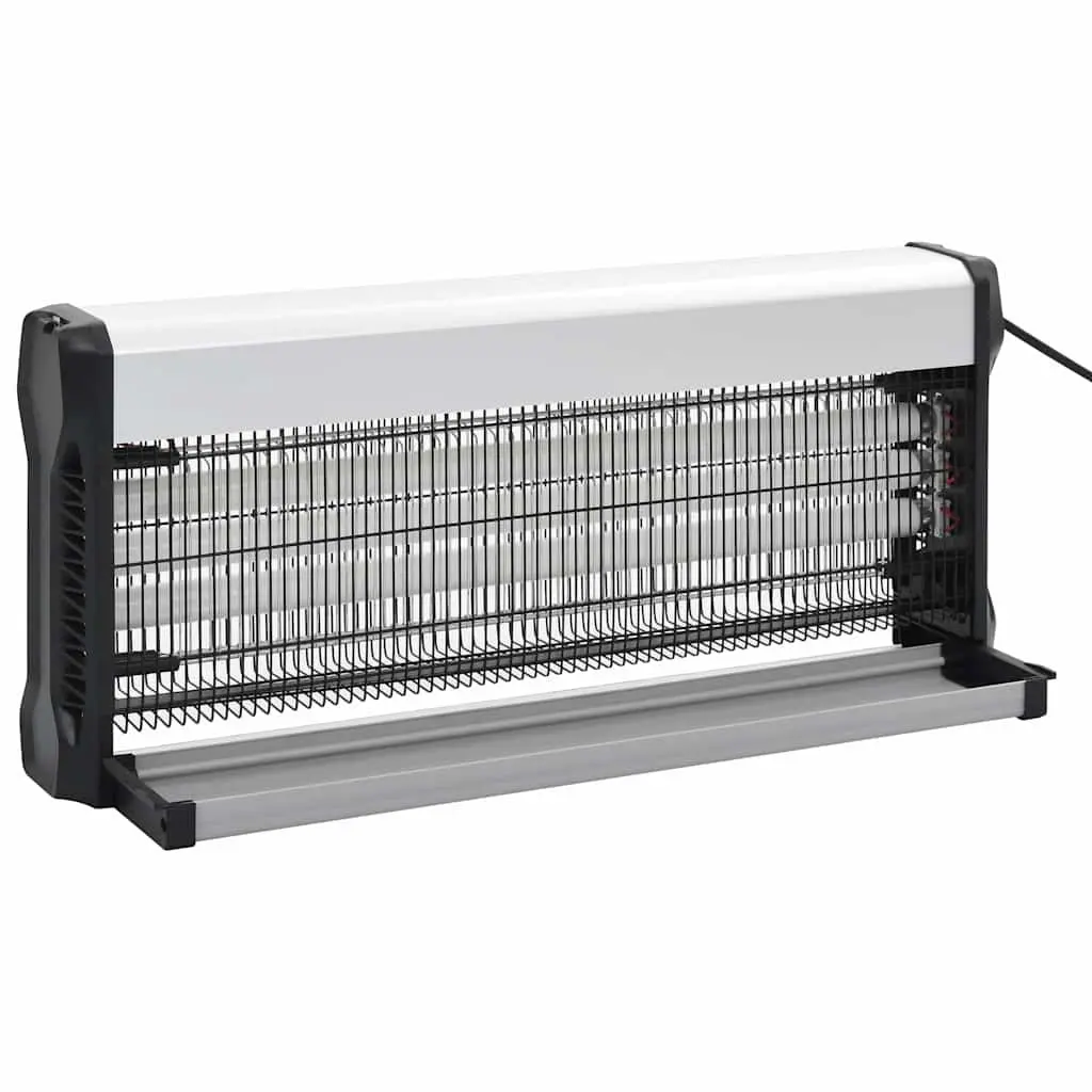 Electric Insect Killer High Voltage Grid 60W Black Aluminium ABS