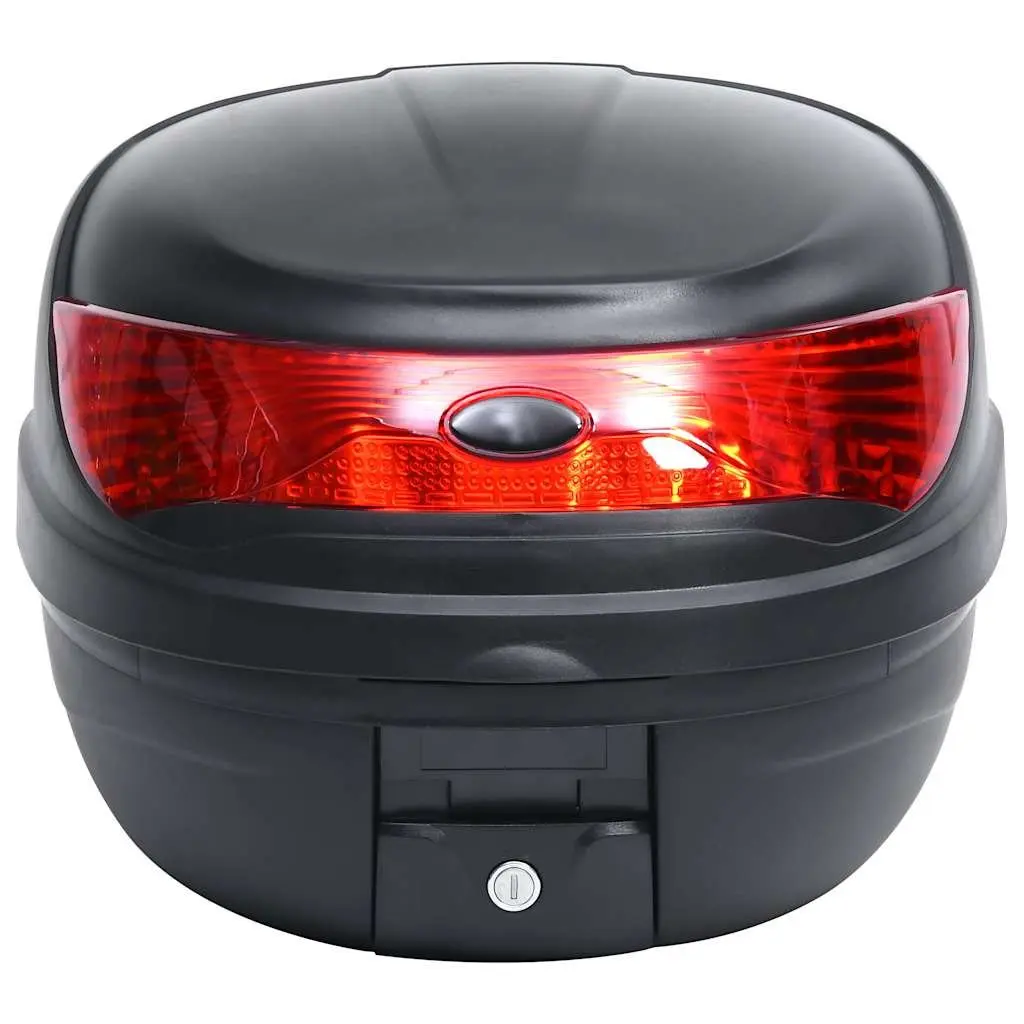 Motorcycle Top Case 35L Helmet Storage Quick Release Waterproof Weather