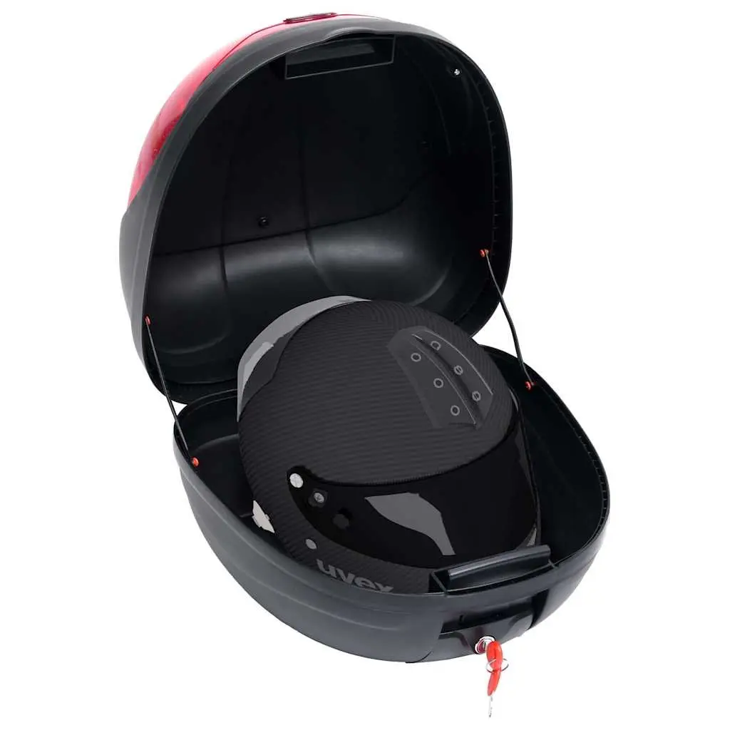 Motorcycle Top Case 35L Helmet Storage Quick Release Waterproof Weather