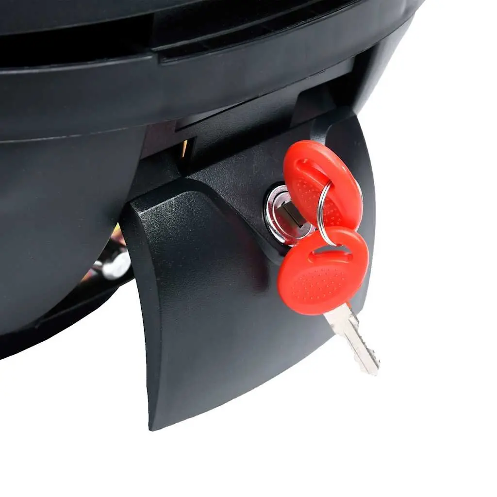 Motorcycle Top Case 35L Helmet Storage Quick Release Waterproof Weather