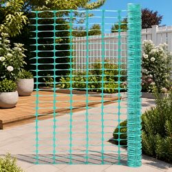 Garden Safety Fence 30m Green Temporary Fencing Outdoor Construction Site