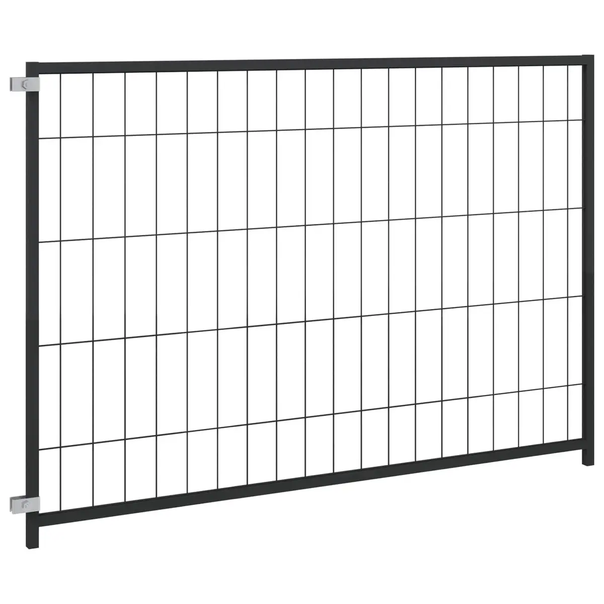 Dog Kennel Outdoor Enclosure Black Steel Wire Mesh Pet Run Exercise Play Pen