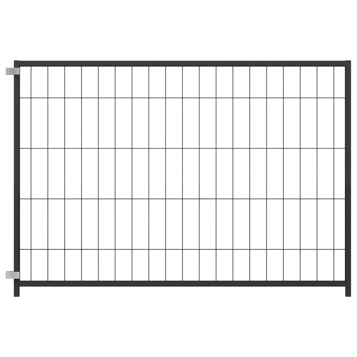 Dog Kennel Outdoor Enclosure Black Steel Wire Mesh Pet Run Exercise Play Pen