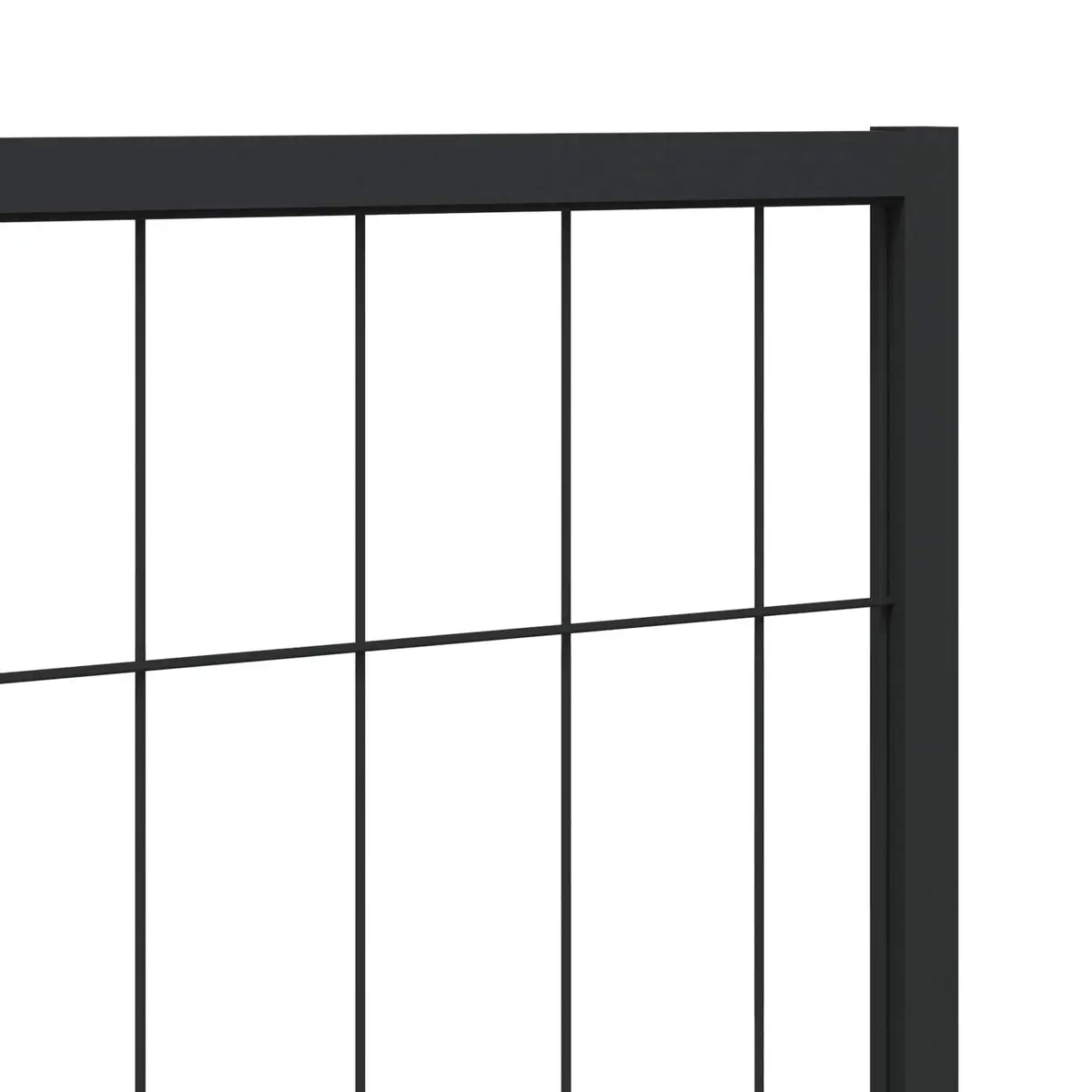 Dog Kennel Outdoor Enclosure Black Steel Wire Mesh Pet Run Exercise Play Pen