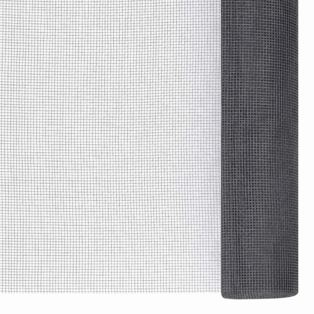 Fiberglass Mesh Screen Insect Barrier 60x1000cm Grey