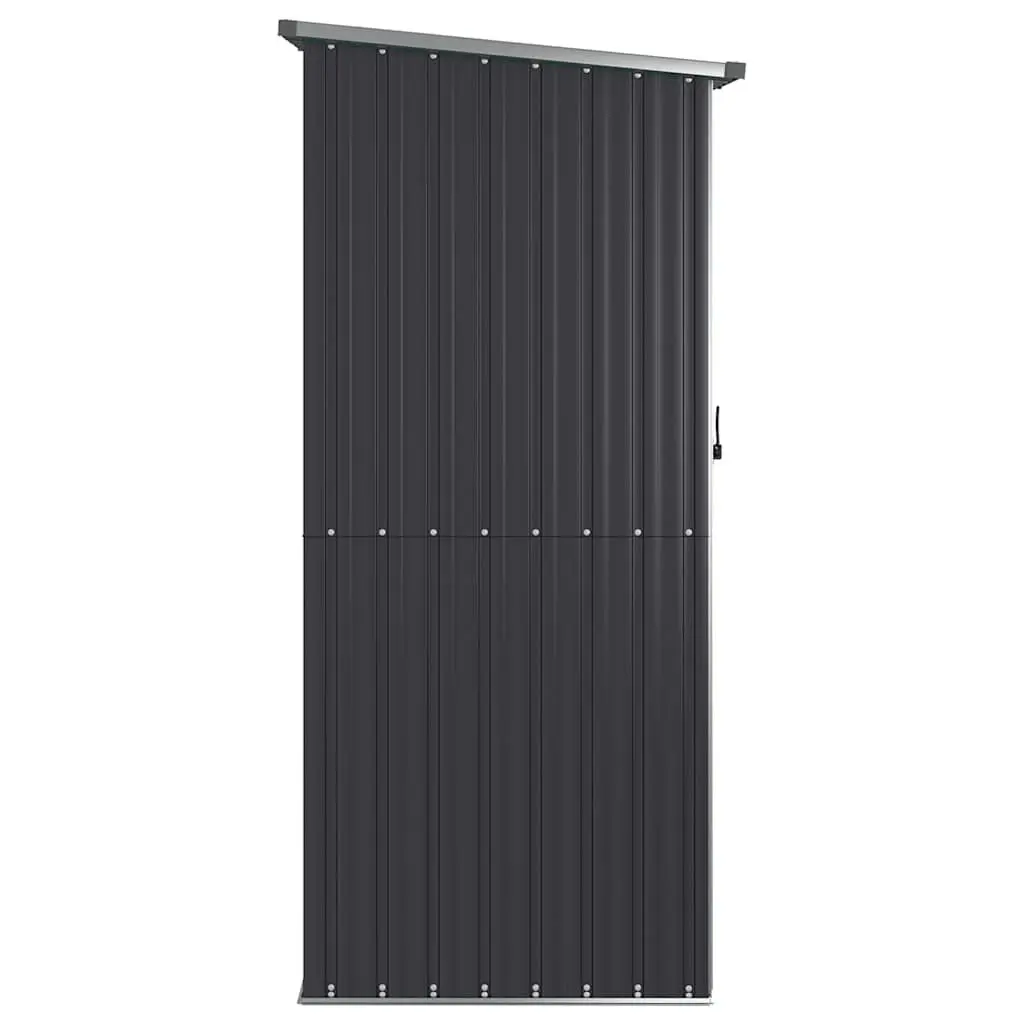 Garden Shed Galvanised Steel Outdoor Storage Lockable Door Anthracite