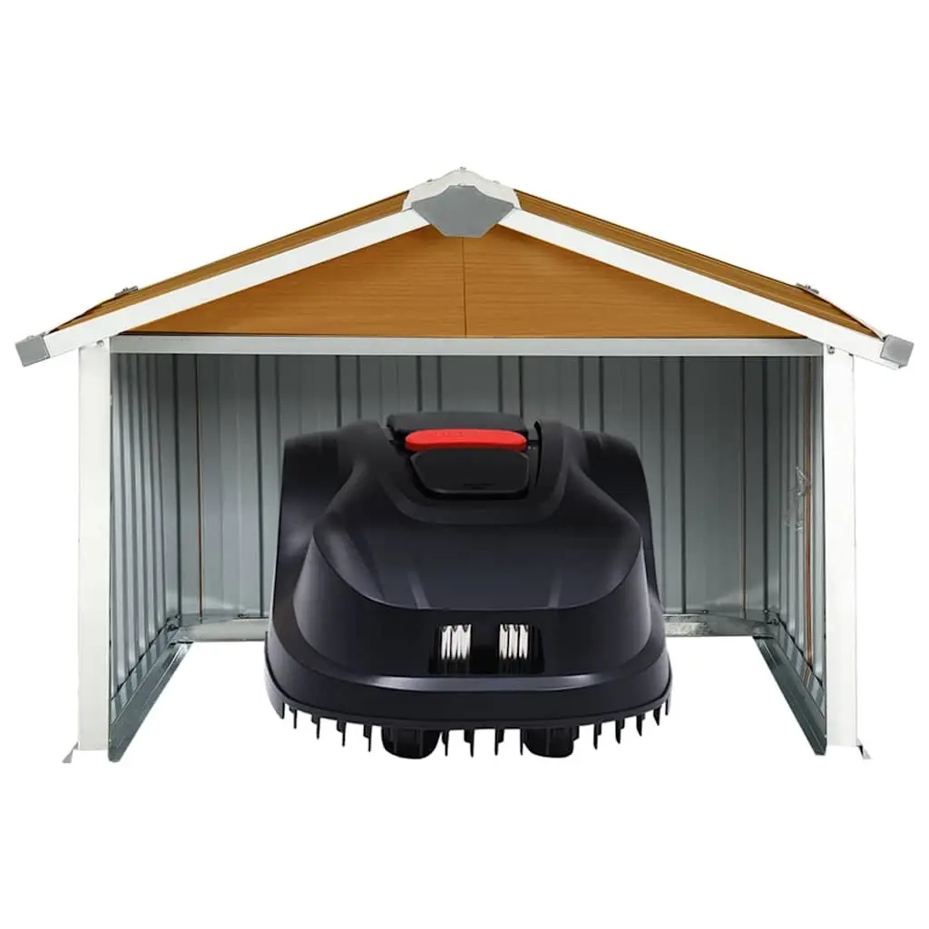 Robot Lawnmower Shed Storage Box Outdoor Garden Garage Galvanised Steel
