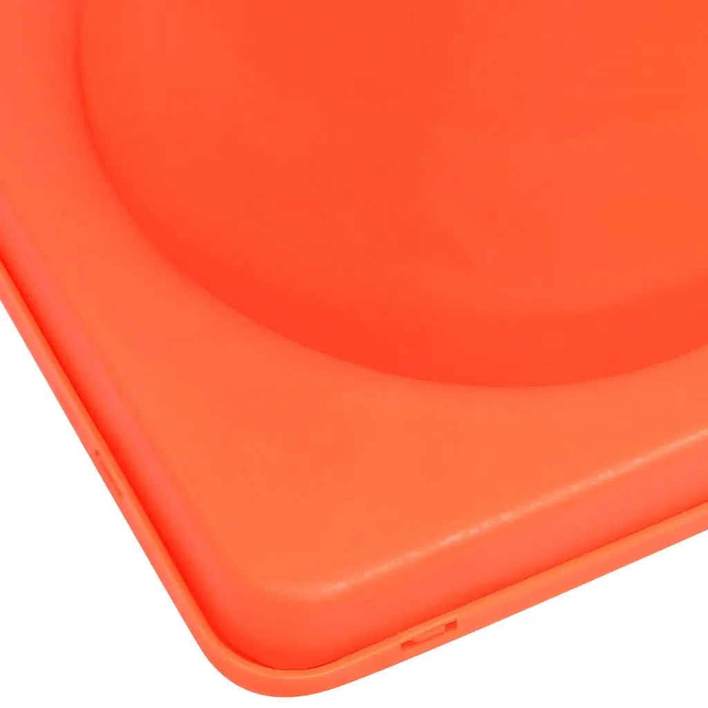 Pop-up Traffic Cones High Visibility 42 cm Bright Orange 10 Piece