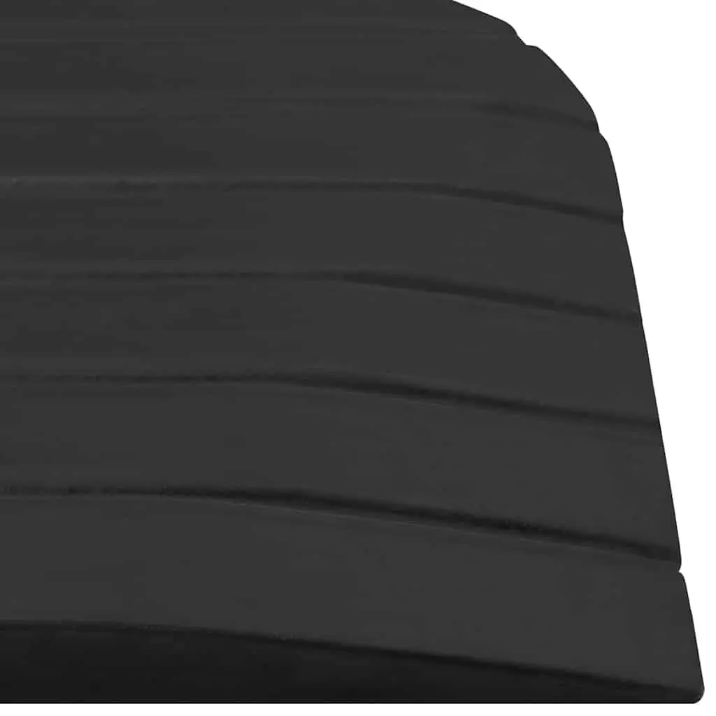 Threshold Ramps Pair Rubber Non-Slip Surface for Wheelchairs Rollators Scooters 110 x 21 x 2.5 cm