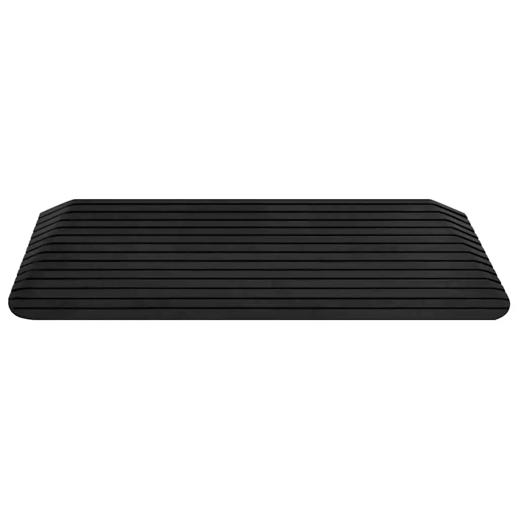Rubber Threshold Ramp Non-Slip Lightweight Mobility Aid for Wheelchairs Rollators Scooters 110 x 41 x 5 cm