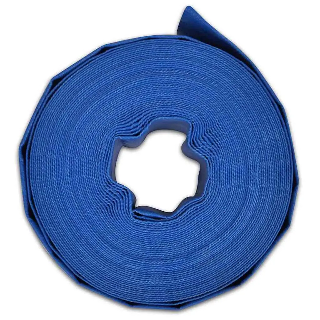 Flat Hose High Pressure 25m 1.5" PVC Water Irrigation Supply Line