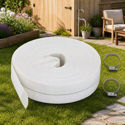 Flat Hose 25m 1.5" PE Lining Water Irrigation Pump High Pressure Garden Supply