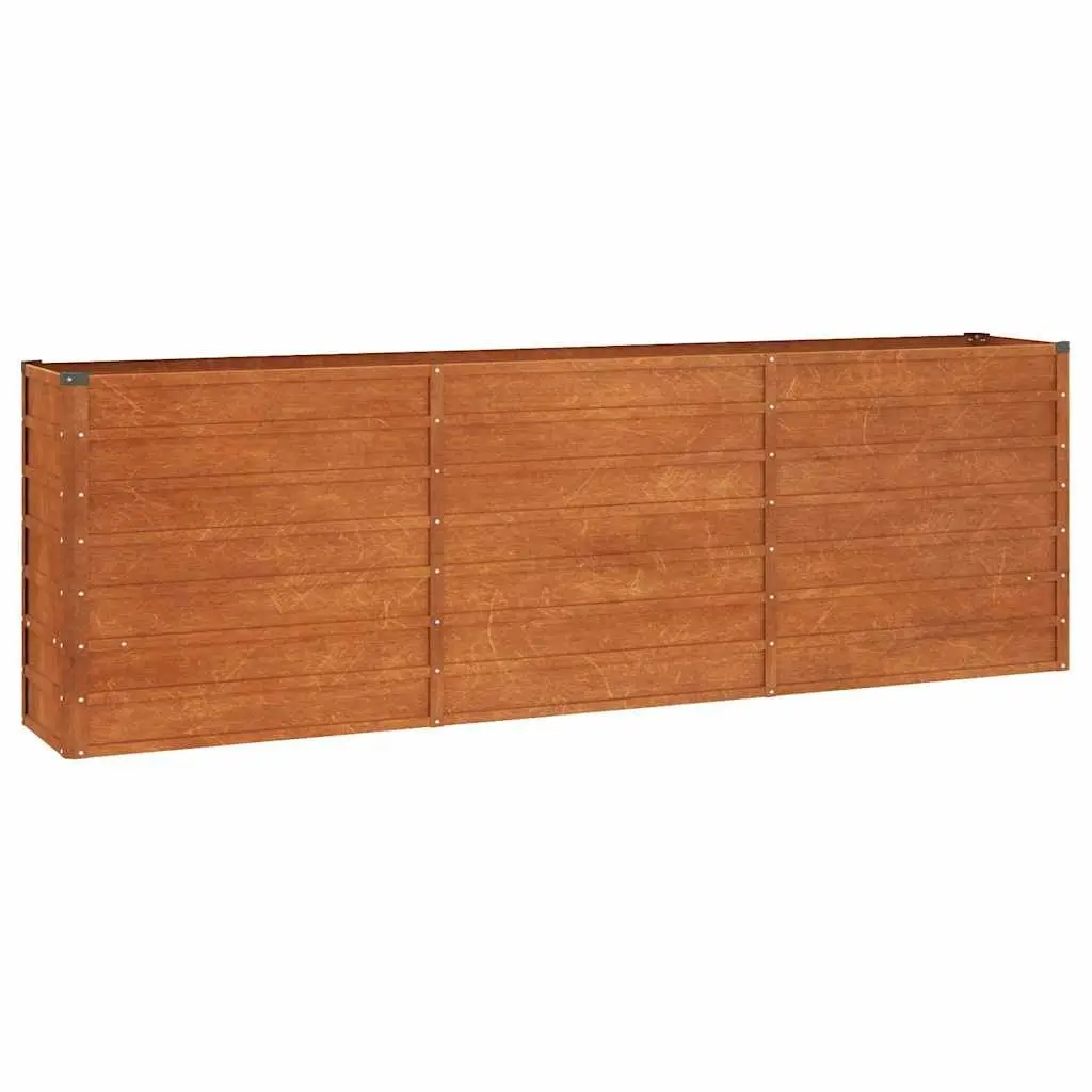 Garden Raised Bed Planter Box Weathering Steel Outdoor Flower Vegetable Herb