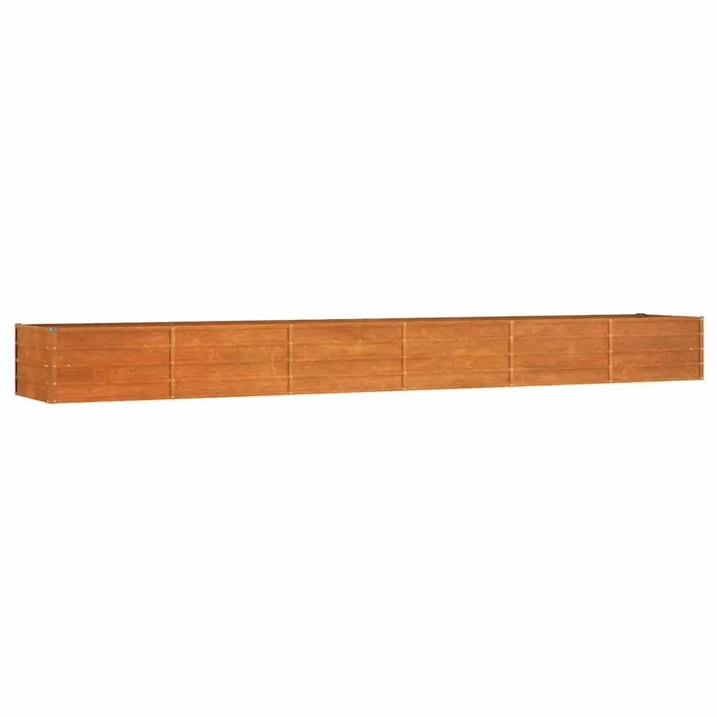 Garden Raised Bed Planter Corten Steel Weathering Brown Outdoor